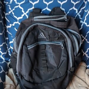 Adidas Men's Backpack in Black and Gray